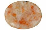 Polished Sunstone Worry Stones - 1.5" Size - Photo 3